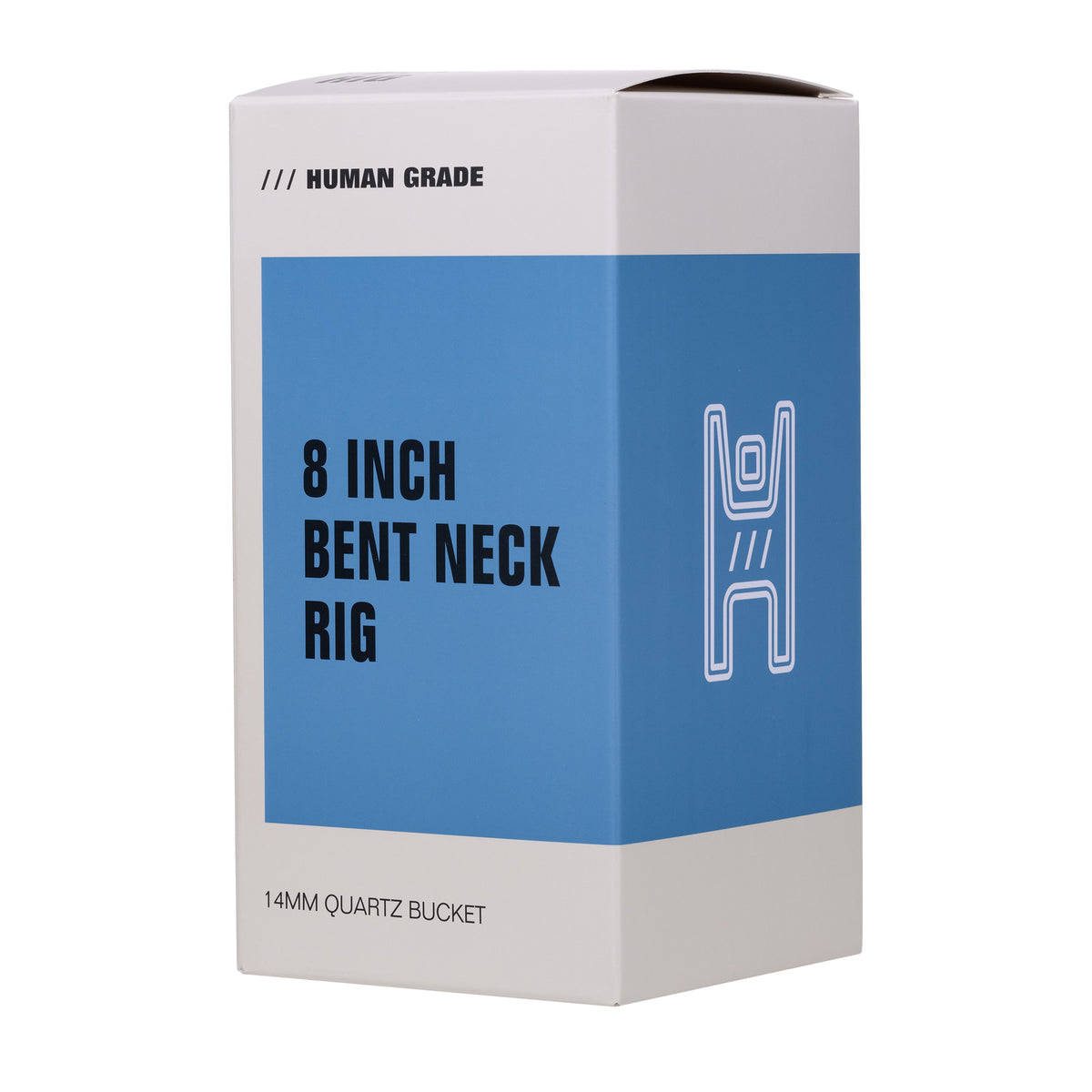 8" Oil Can - Clear / Light Blue