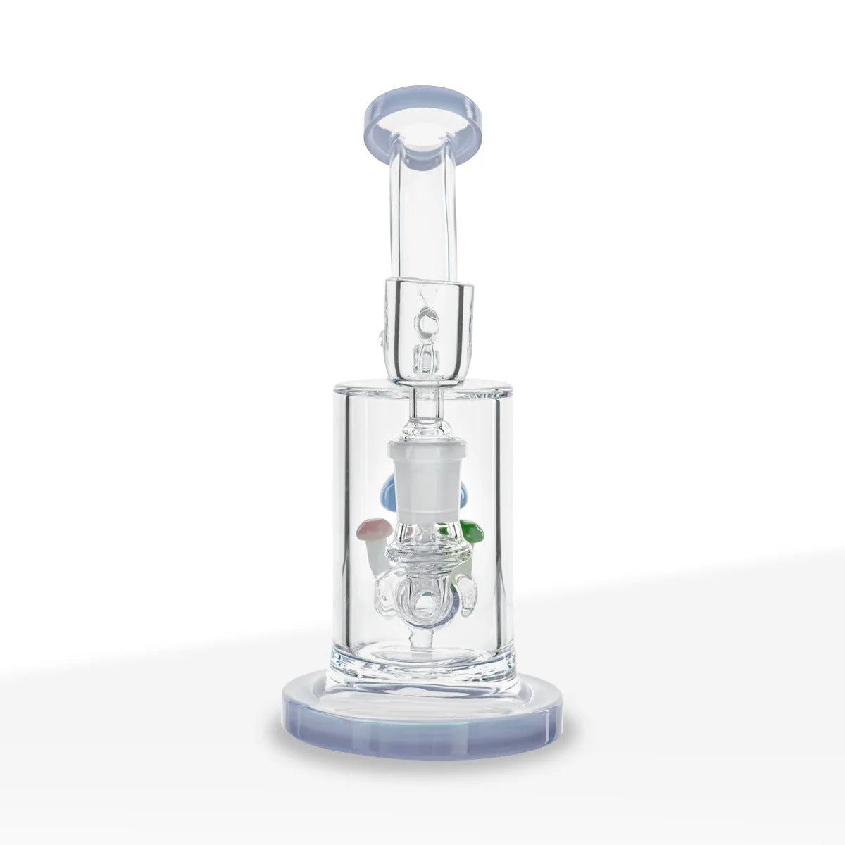 7" Color Trim Rig With Mushroom Percolator