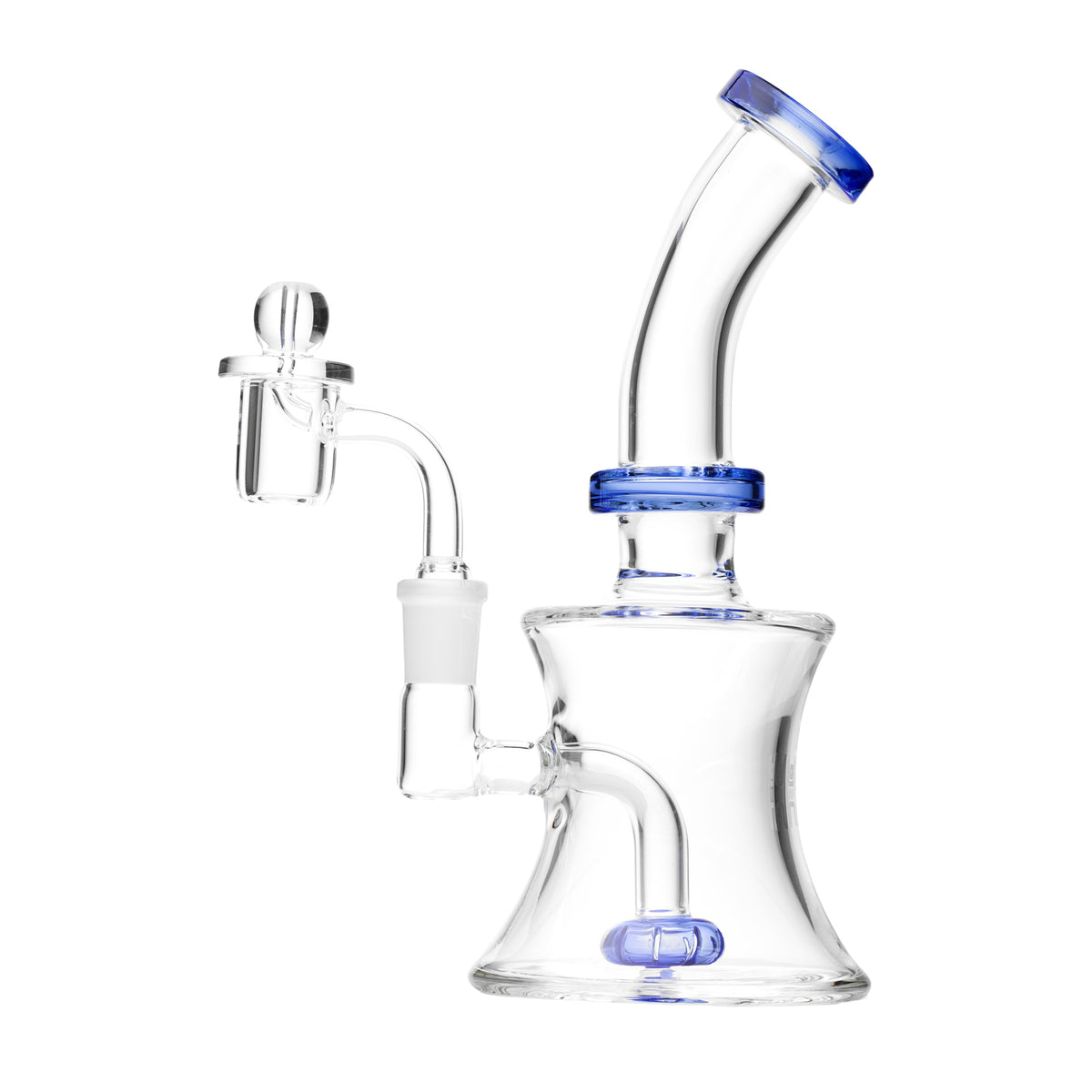 8" Oil Can - Clear / Light Blue