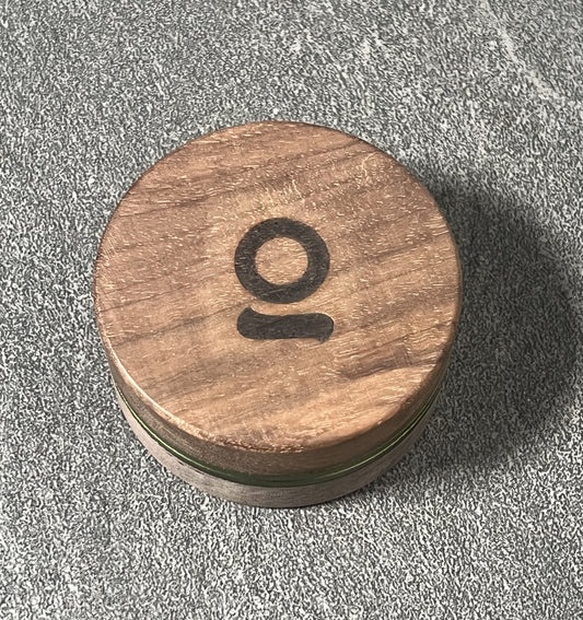 Walnut Aluminum 2 Piece Grinder 3"