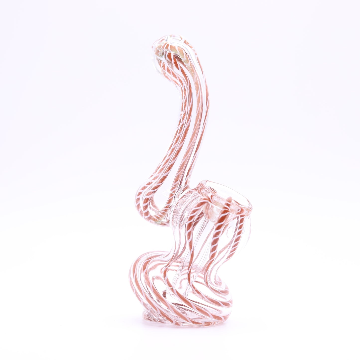 Glass Bubbler with Stripes, 5"