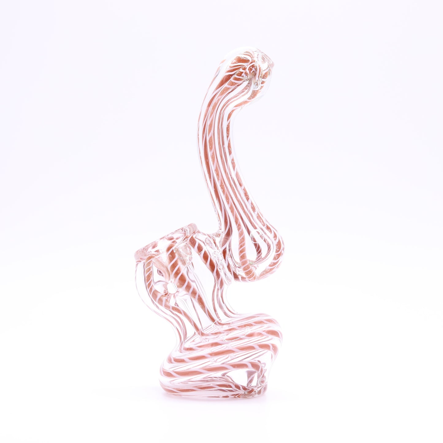 Glass Bubbler with Stripes, 5"