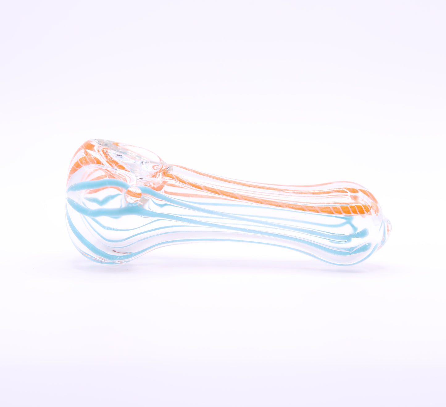 Candy Swirl Glass Hand Pipe, 3.5"